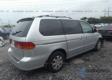 2002 Honda Odyssey Ex-L W/Leather z USA, uszkodzony, nr VIN 2HKRL18962H500709